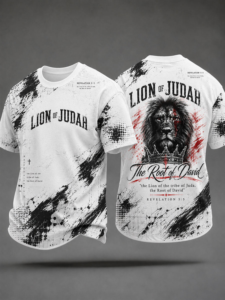 Men's Lion Of Judah Short Sleeves T-shirt