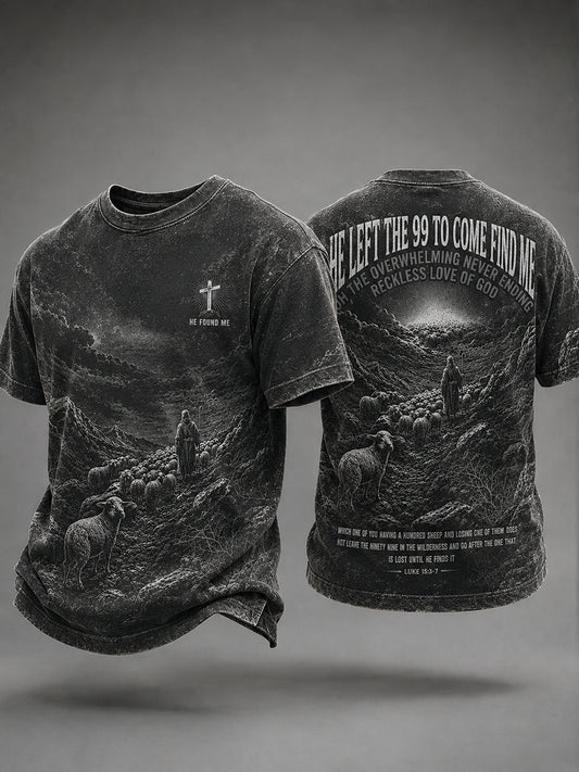 Men's He Found Me Short Ssleeves T-shirt