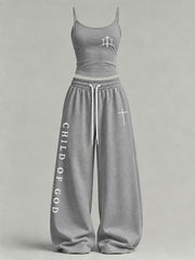 Women's 'Child of God' Printed Casual Set