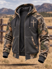 Men's Faith Printed Zip-Up Hoodie