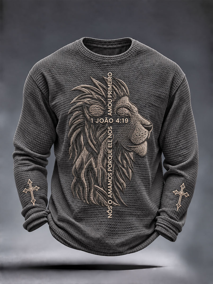 Men's Faith Waffle Long Sleeve T-Shirt