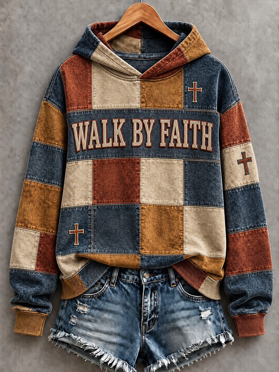 Women's Walk By Faith Printed Hoodie
