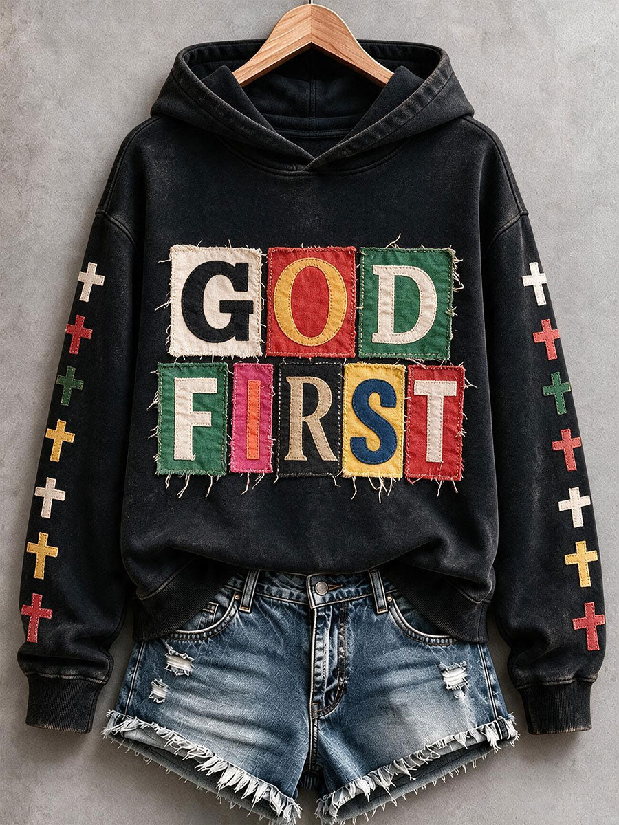 Women's God First Hoodie