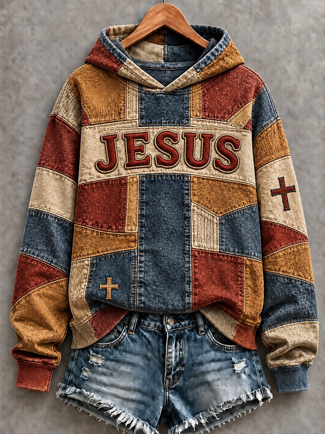 Women's Jesus Printed Hoodie