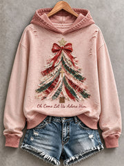 Women's Oh Come Let Us Adore Him Hoodie