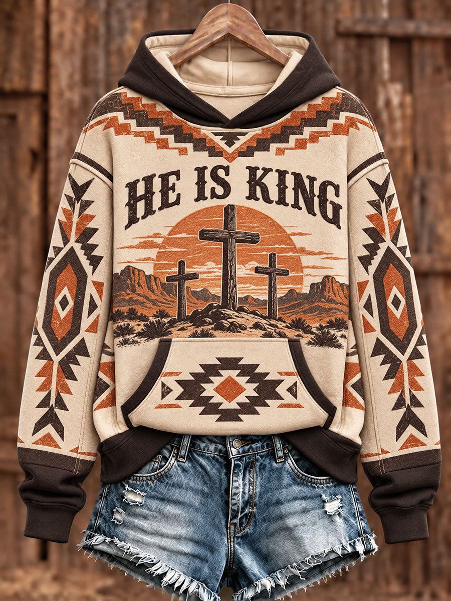 Women's Western Cross Faith Hoodies gracestitchs