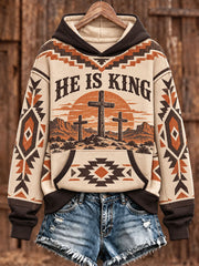 Women's Western Cross Faith Hoodies gracestitchs