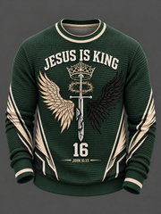 Men's Faith Waffle Sweatshirt
