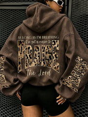 Women's Praise The Lord Print Hoodies