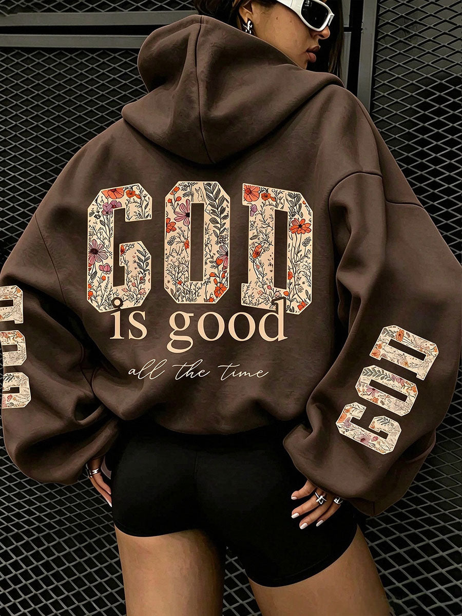 Women's God Is Good Print Hoodies