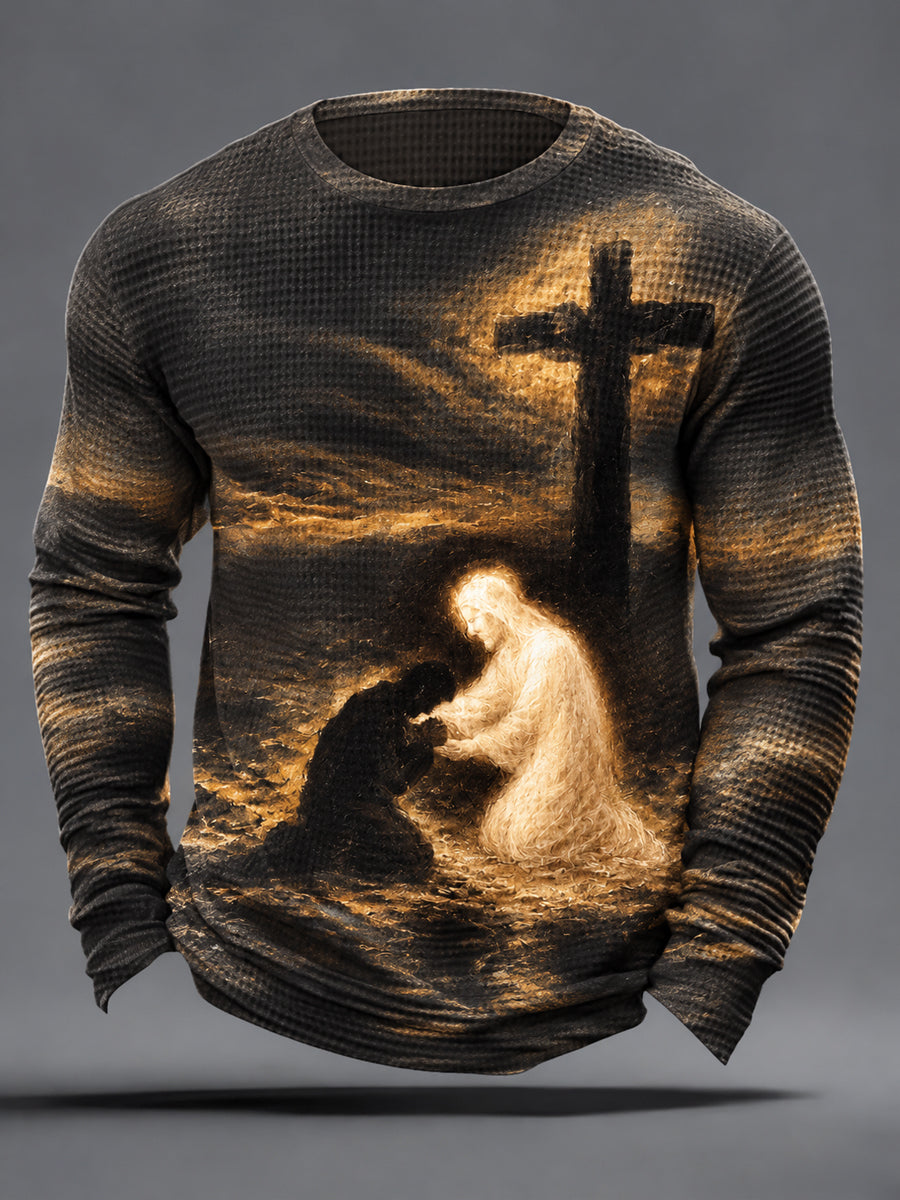 Men's Faith Waffle Top