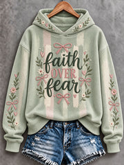 Women's Faith over fear Regular Sweatshirt