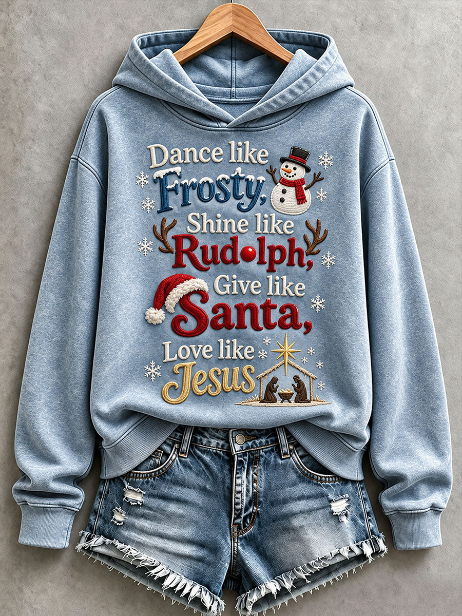 Women's Funny Christian Christmas Hoodie