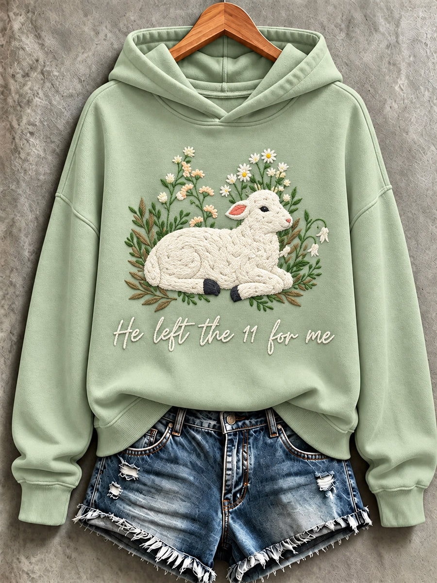 Women's Faith Print Casual Sweatshirt