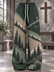 Women's Walk By Faith Wilderness Trail Print Casual Pants