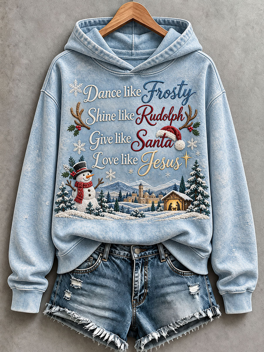 Women's Funny Christian Christmas Hoodie