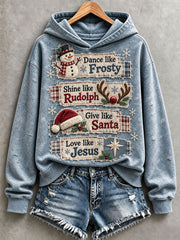 Women's Funny Christian Christmas Hoodie